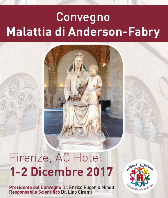 Firenze, 1-2/12/2017 - Convegno Malattia di Anderson-Fabry
