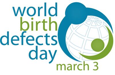 SAVE THE DATE - 3 marzo 2018 - World Birth Defect Day